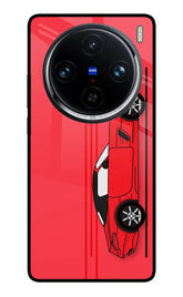 Red Velocity Vivo X100 Pro Glass Case